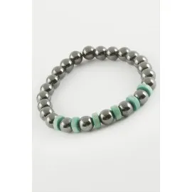 Hematit Doğaltaş Bileklik-Antrasit