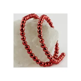 6 Mm Fasetli Hematit Taşı-Roz