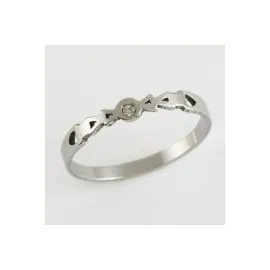 Ok Lüks Çelik Yüzük-Gümüş Rengi