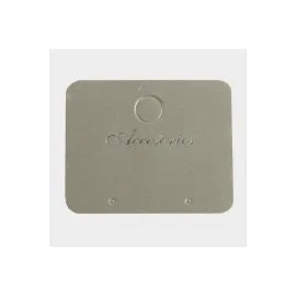 Gri Küpe Kartı 200 Adet-Gri