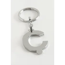 Metal Harf Anahtarlık-Ç