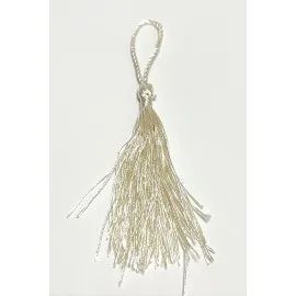 1 Adet Pamuk Püskül 14 Cm-Sarı