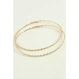 Burgulu Metal Halka Küpe 8-9-10 Cm-8 Cm