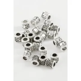 Silindir Tesbih Ara Aparatı 50 Gram-Gümüş Rengi