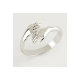 İki El  Yüzük-Gümüş Rengi