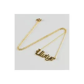 Ulviye İsimli Kolye -Altın Rengi