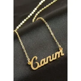 Canım İsimli Kolye -Sarı