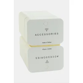 Kare Kolye Kartı 200 Adet-Beyaz