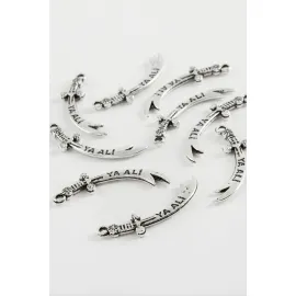 Zülfikar Kılıç Tesbih Aparatı 50 Gram-Gümüş Rengi