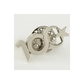 Cumhuriyetin 100. Yılına Özel Yaka Rozet-Gümüş Rengi