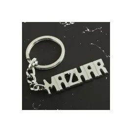 Mazhar İsimli Anahtarlık-