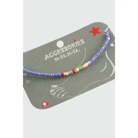 Kum Boncuk Halhal-Lila