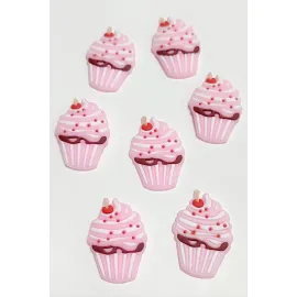 Pasta Silikonlu Figür 1 Adet-Pembe