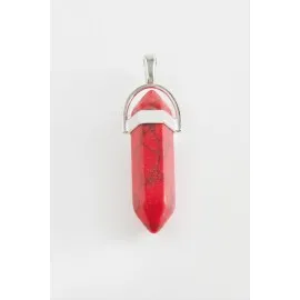 Mercan Point Kolye Ucu-Kırmızı