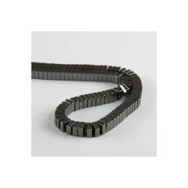 Hematit Kalın Kare Taşı 6 mm-Antrasit