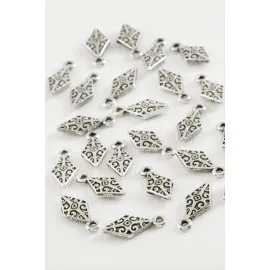 Üçgen Tesbih Ara Aparatı 50 Gram-Gümüş Rengi