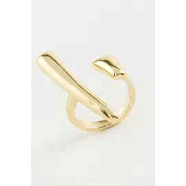 Çubuk Metal Yüzük-Sarı