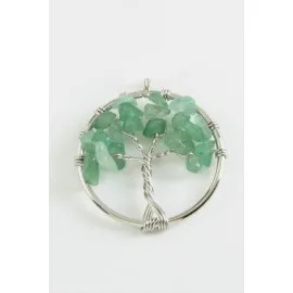 Yeşim Kalp Doğaltaş Kolye Ucu-Yeşil