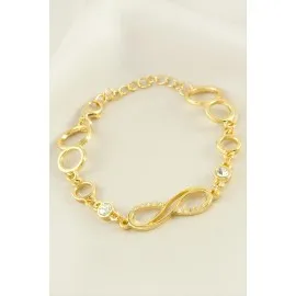 Sonsuzluk Taşlı Bileklik-Sarı