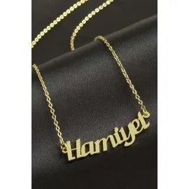 Hamiyet Isimli Kolye -Sarı