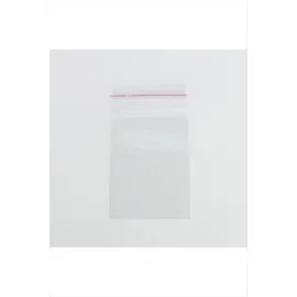 6X20 Yapışkanlı 1000 Adet Şeffaf Poşet-Şeffaf