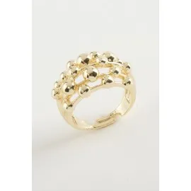 Yuvarlak Metal Yüzük-Gümüş Rengi