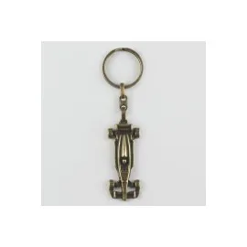 Araba Figürlü Metal Anahtarlık-Antik