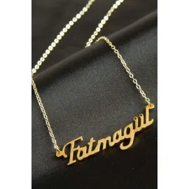 Fatmagül İsimli Kolye -Sarı