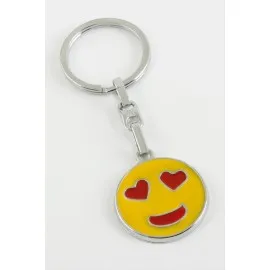 Emoji Metal Anahtarlık-Sarı