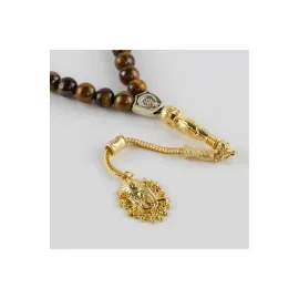 Kaplangözü Doğaltaş Tesbih 8 mm-Sarı