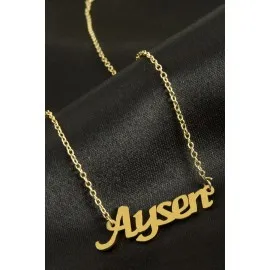 Aysen Isimli Kolye -Sarı