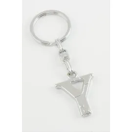 Harfli Metal Anahtarlık-Y