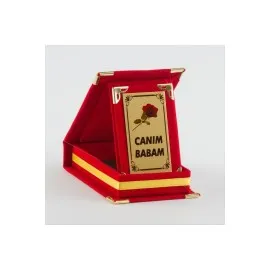 Canım Babam Plaketi-Kırmızı