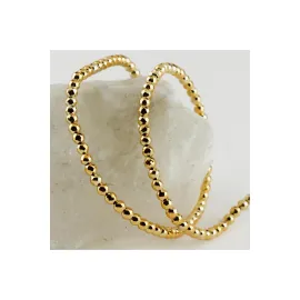 4 mm Fasetli Hematit Taşı-Sarı