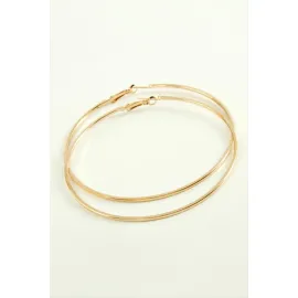 Ezme Metal Halka Küpe 8-9-10 cm-10 cm