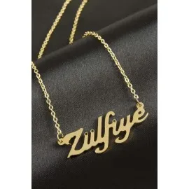 Zülfiye Isimli Kolye -Sarı