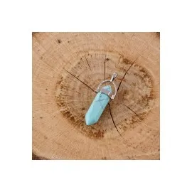 Turkuaz Point Kolye Ucu-Turkuaz