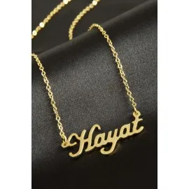 Hayat Isimli Kolye -Sarı