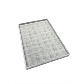 Anfora Kumaş Tırnaklı Yüzük Tablası-Gri