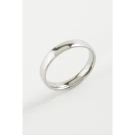 Çelik Alyans Yüzük 4 Mm-20