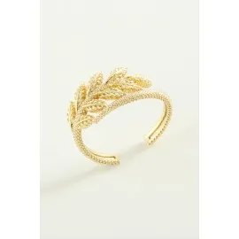 Yaprak Metal Yüzük-Gümüş Rengi