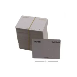 12Li Küpe Kartı-Beyaz