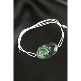 Sultan Otu Hayat Ağacı Epoksi Bileklik-Yeşil