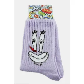 Göz Ağız Kolej Çorap 8X28-Mor