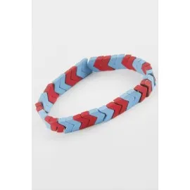 Taraftar Çavuş Hematit Doğaltaş Bileklik-Bordo