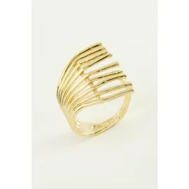 Tırpan Metal Yüzük-Sarı