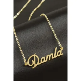Damla isimli kolye -Sarı