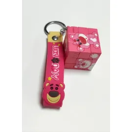 Çzgflm Küp Anahtarlık-Renkli