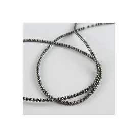 3 mm Fasetli Hematit Taşı-Antrasit