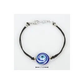 Nazarlı Cam Bileklik-Mavi